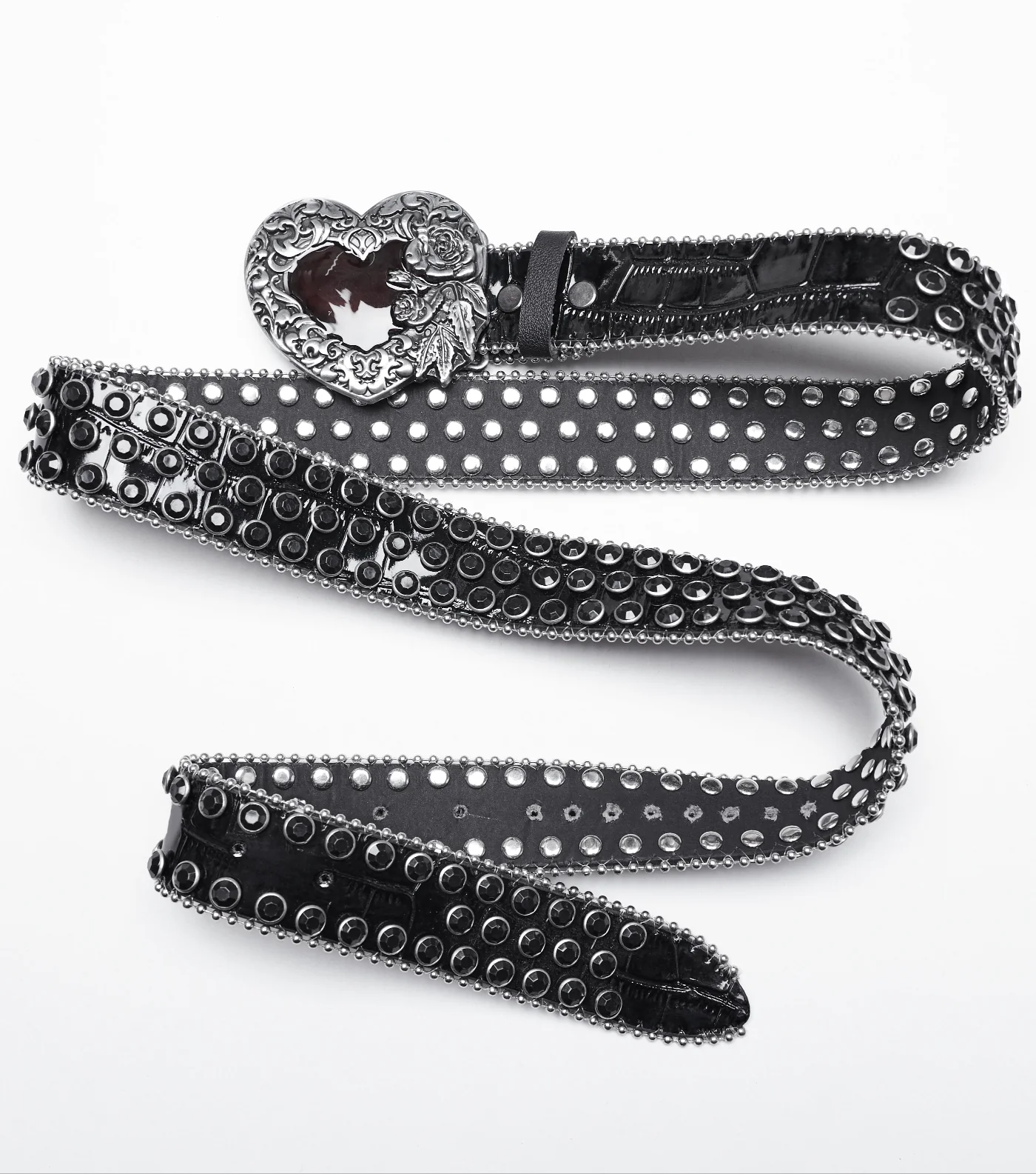 Vampire Heart Grommet Belt - Image 5