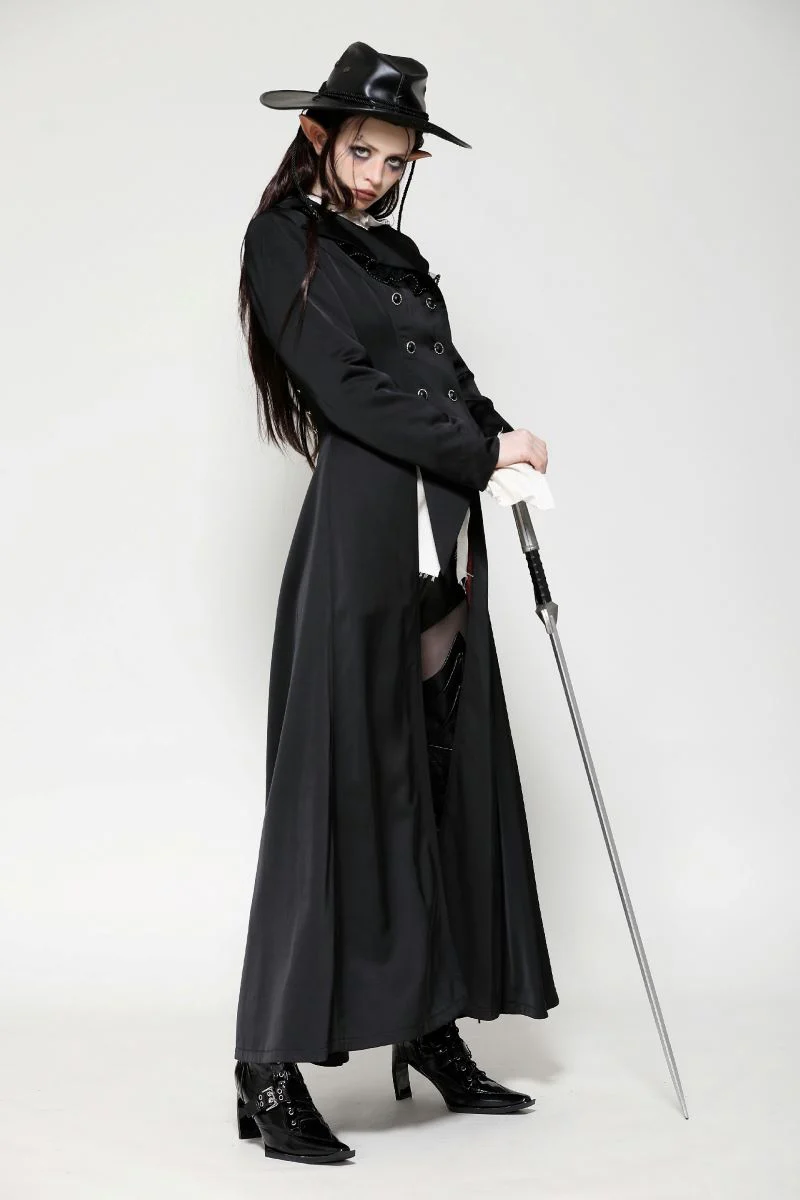 Lady Blackthorn – Vampire Huntress Coat - Image 3