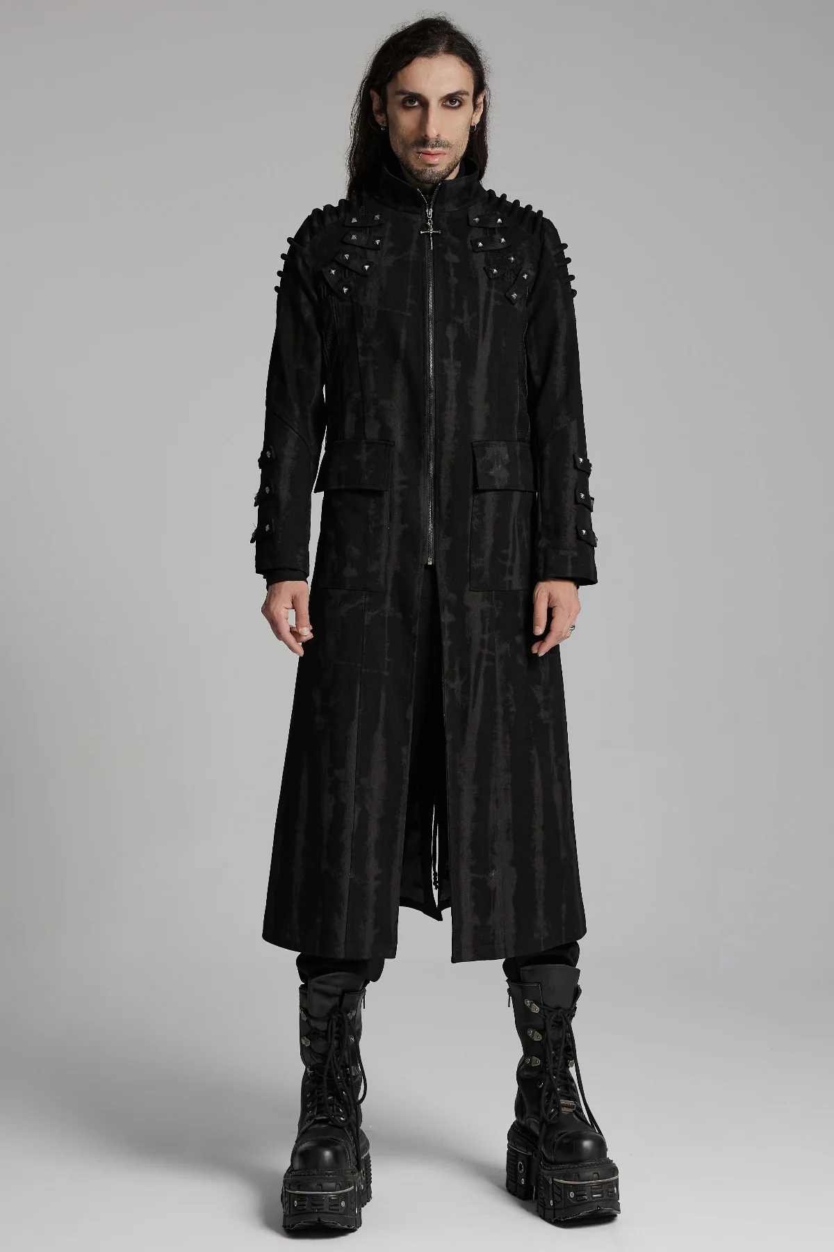 ..Vector - Men’s Industrial Gothic Long Coat