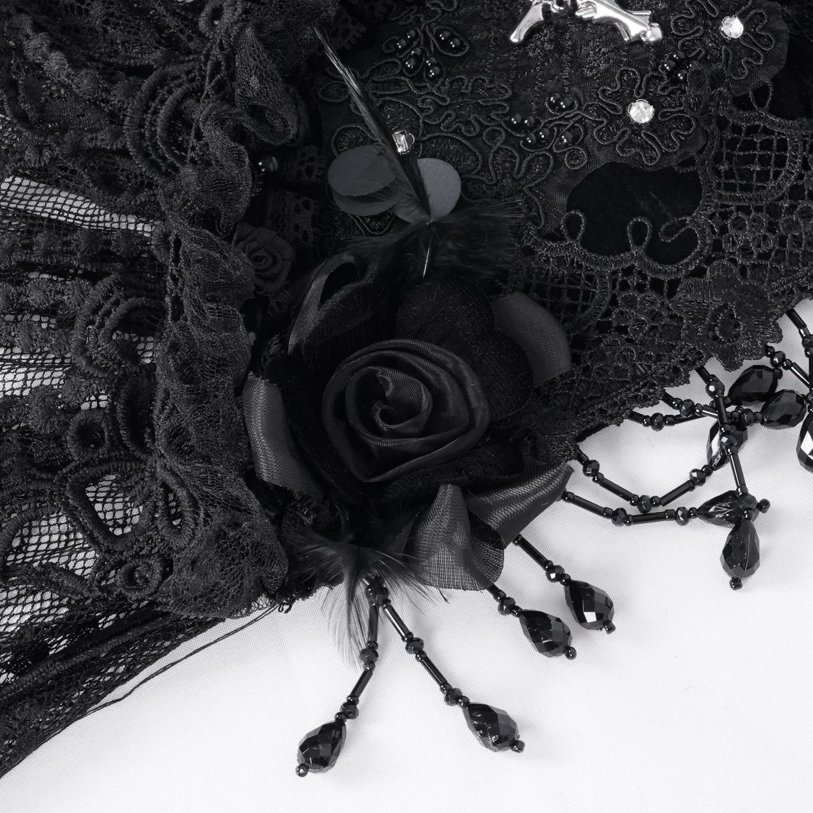Velvet Cross Bridal Veil - Image 13