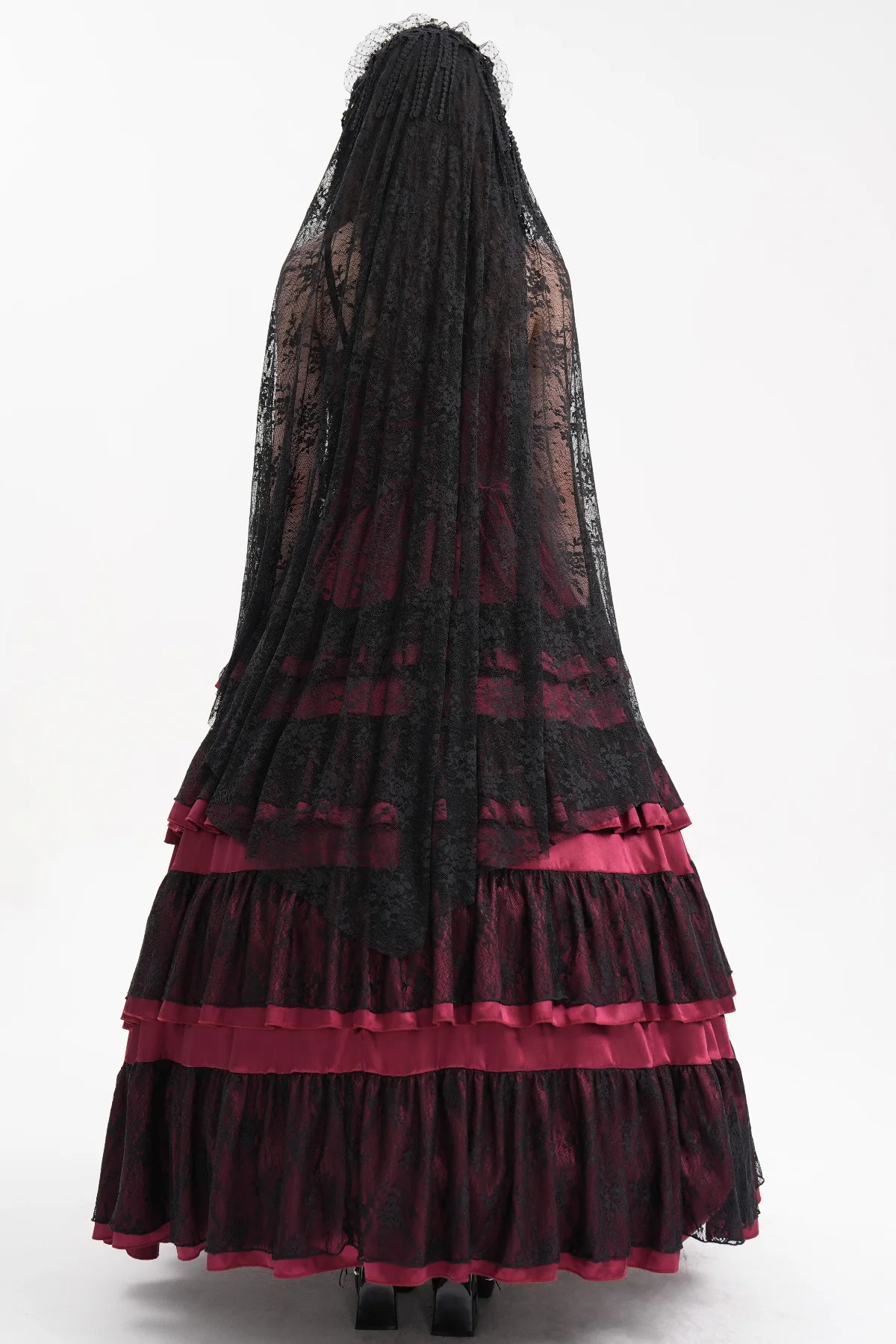 Velvet Cross Bridal Veil - Image 6