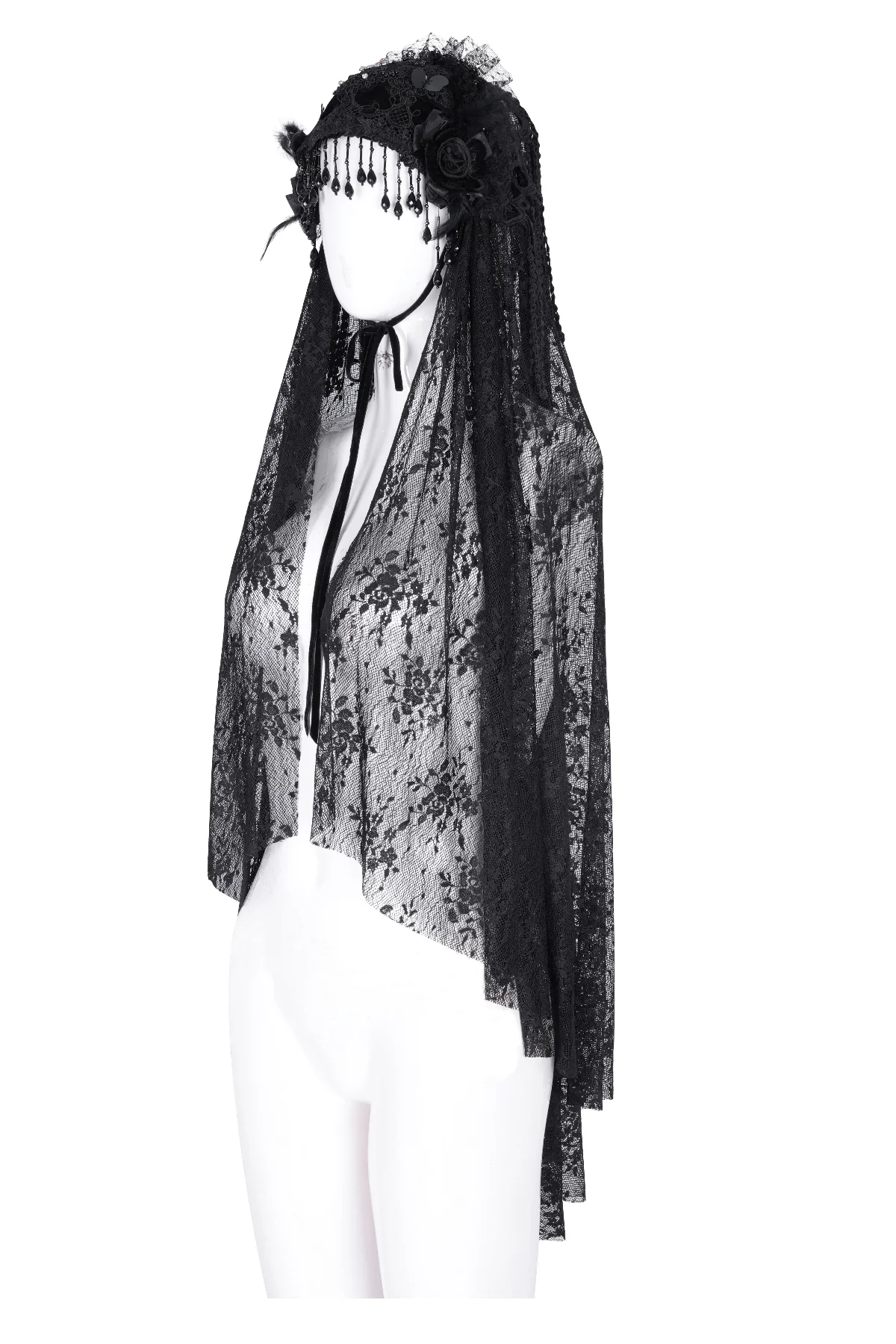 Velvet Cross Bridal Veil - Image 8