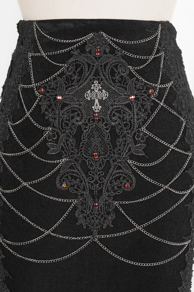 Victorian Fishtail Maxi Skirt - Image 3