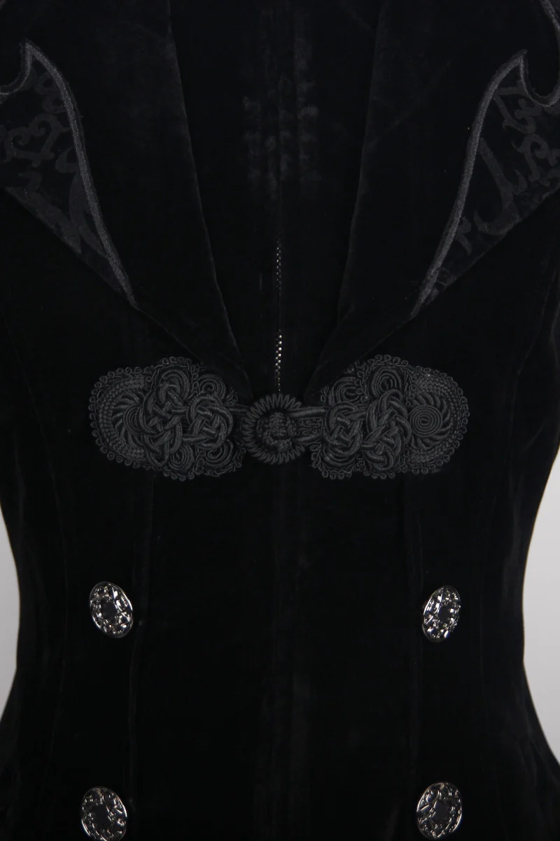 Victorian Lady Tailed Jacket in Black - Image 6