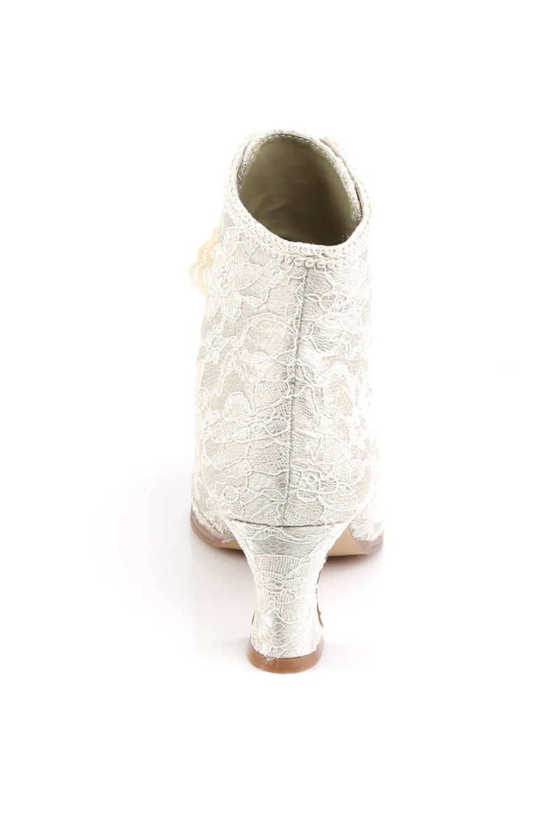 Victorian Champaign Lace-Up Wedding Boots - Image 5