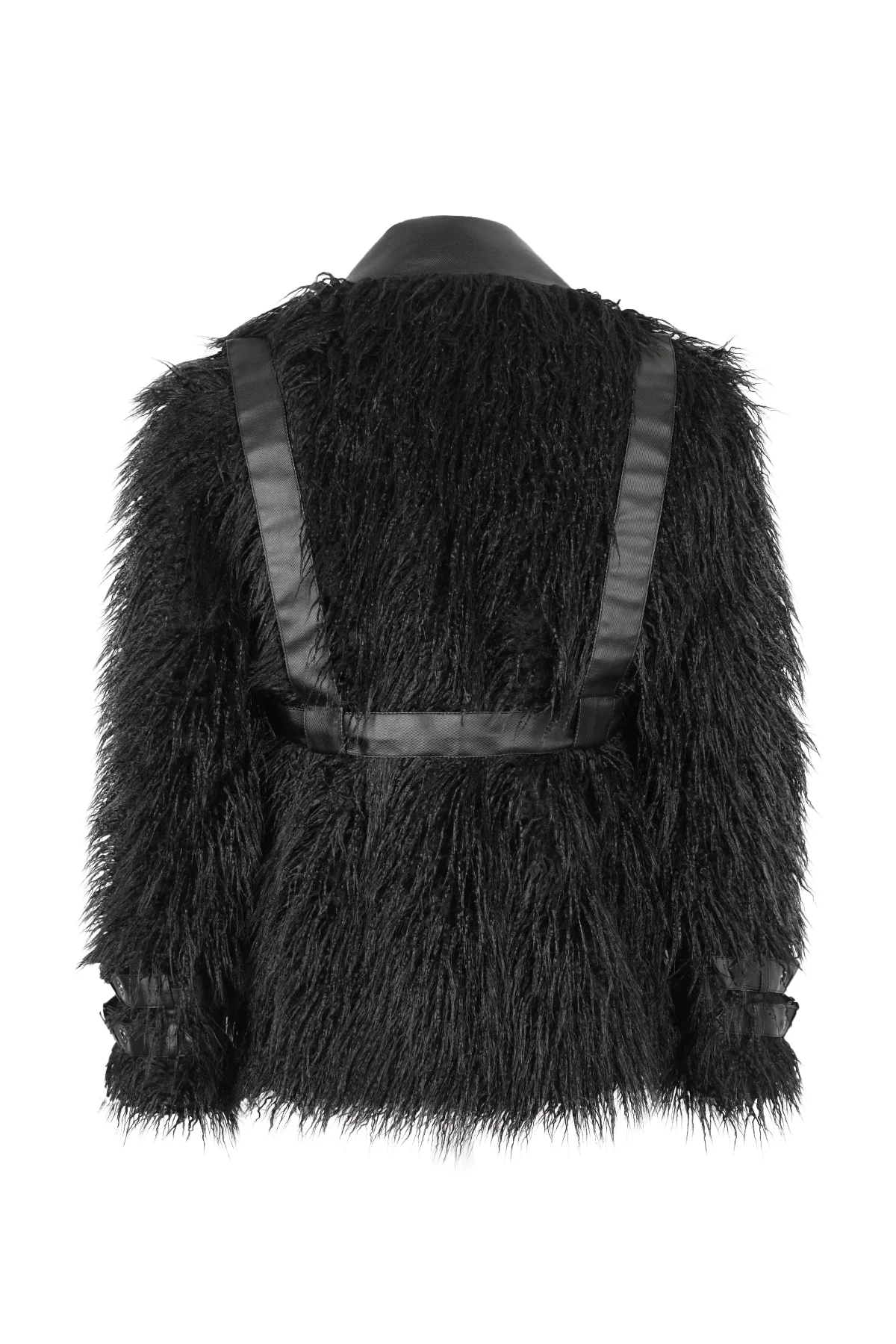 Voidwalker – Men’s Dark Rave Fur Jacket - Image 7