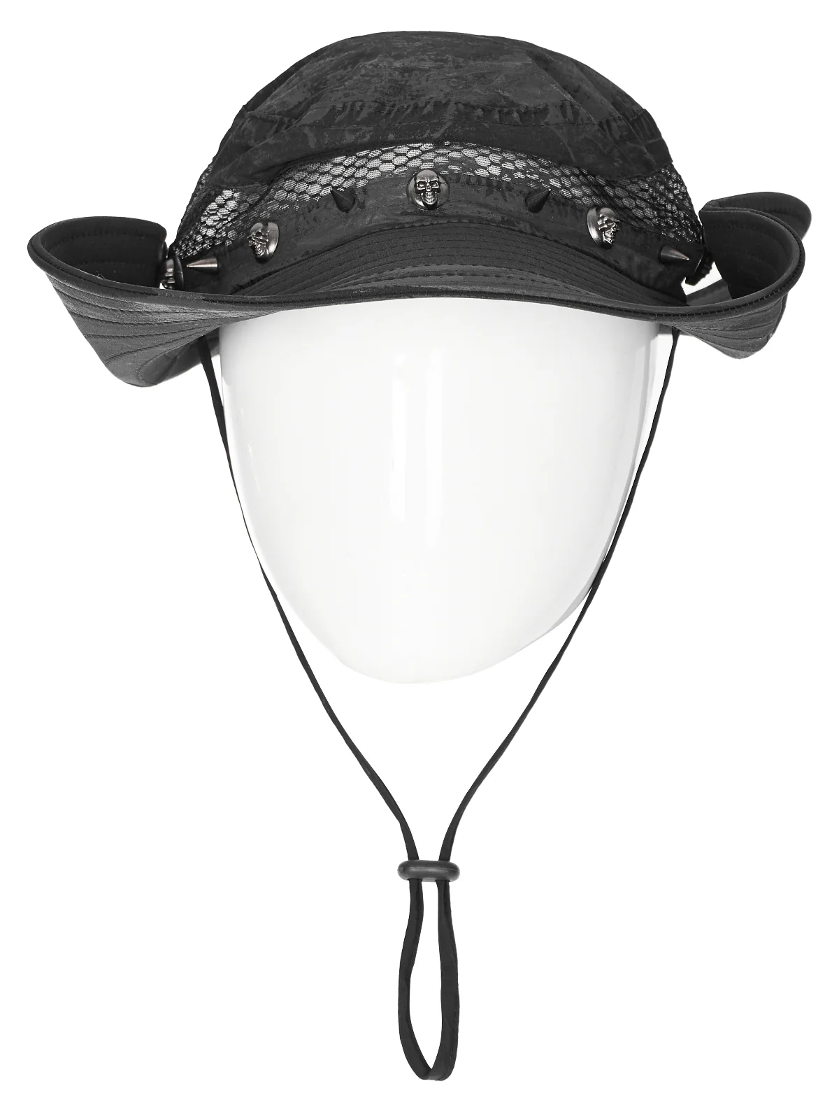 Wasteland – Men's Post-Apocalyptic Wide Brim Hat - Image 4