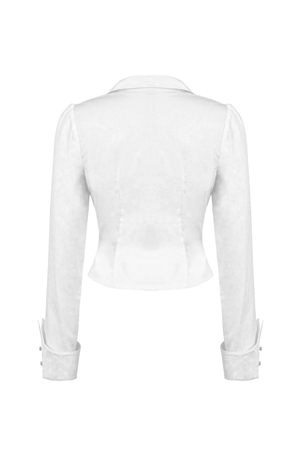 Lady Anabel White Ruffled Blouse - Image 5