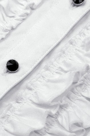 Lady Anabel White Ruffled Blouse - Image 7