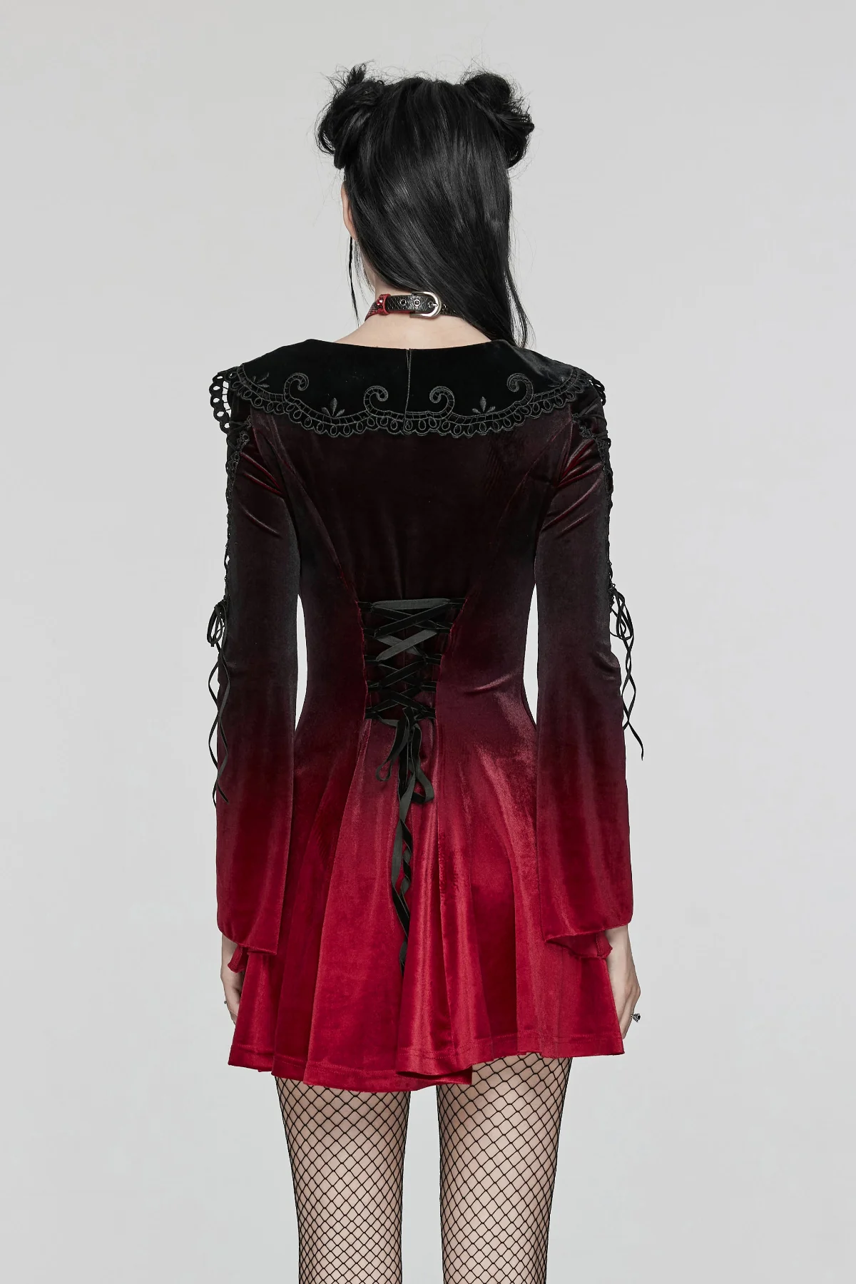 Emberfall Velvet Corset Mini Dress - Image 5