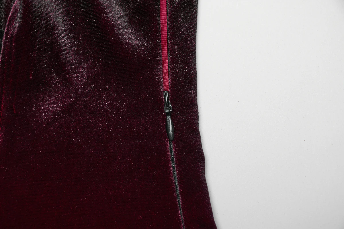 Emberfall Velvet Corset Mini Dress - Image 6