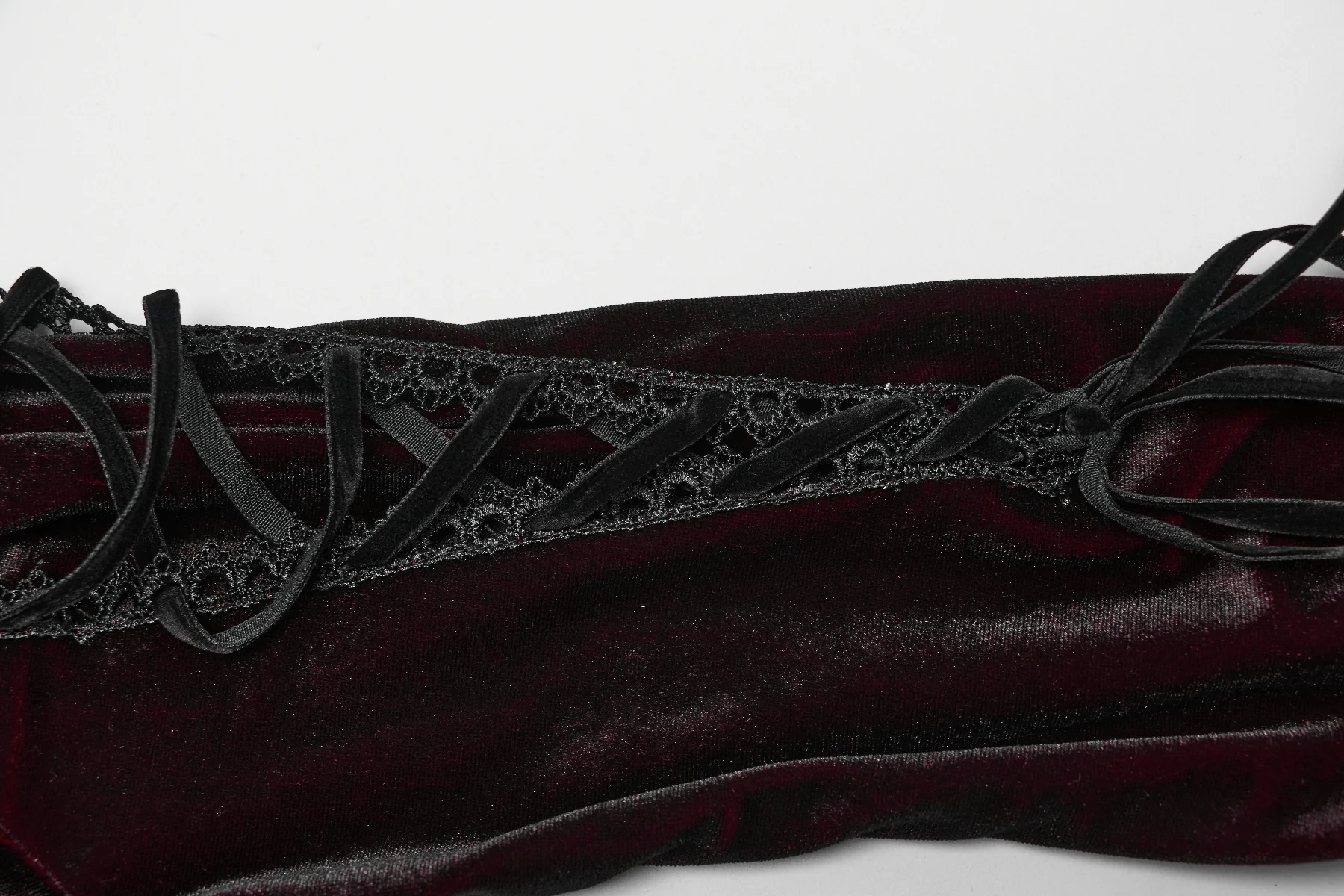 Emberfall Velvet Corset Mini Dress - Image 7