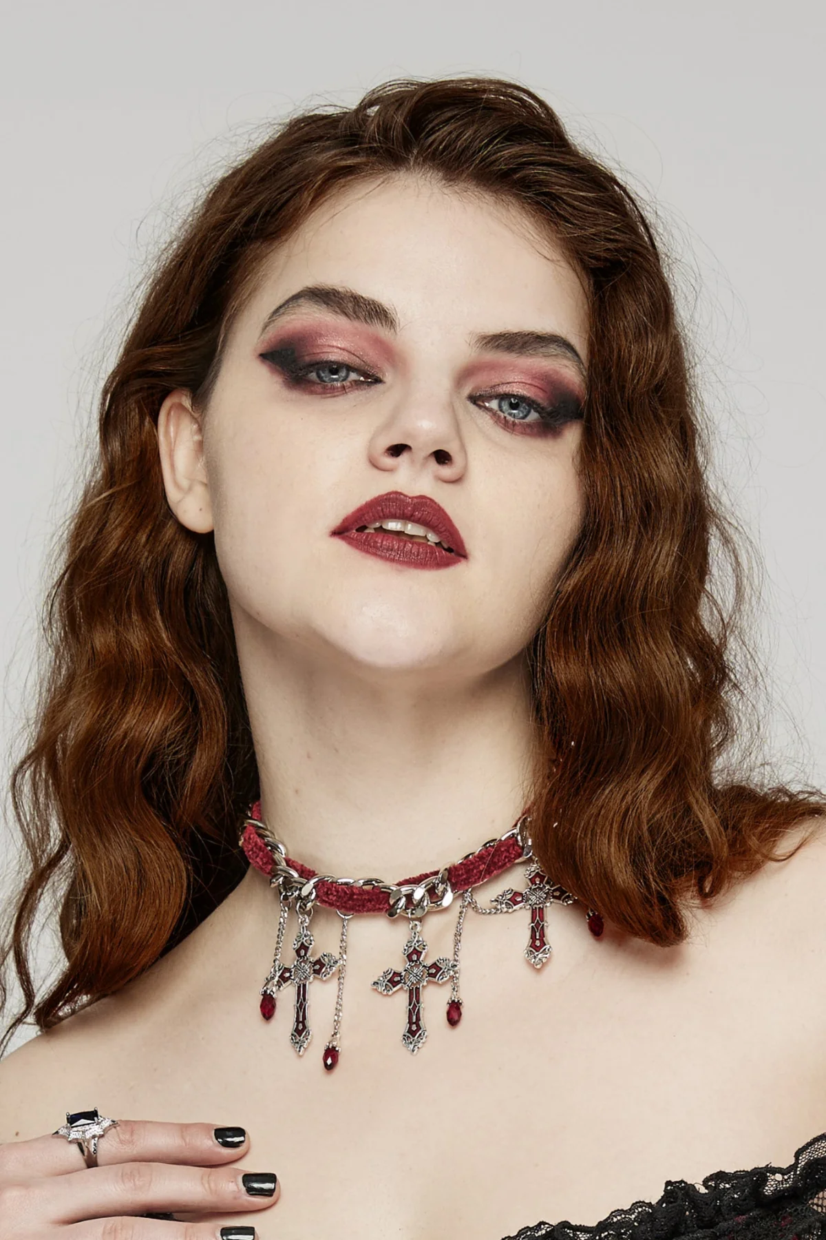 Blood Moon Cross Guardian Choker - Image 2