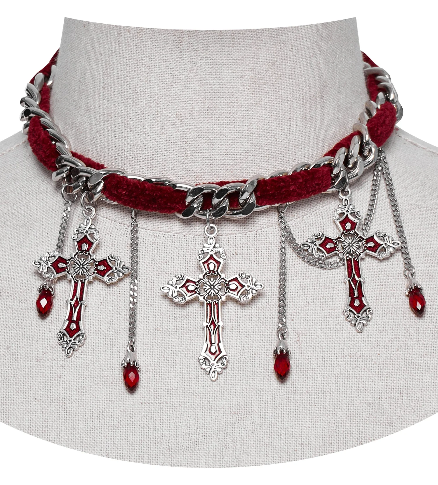Blood Moon Cross Guardian Choker - Image 3