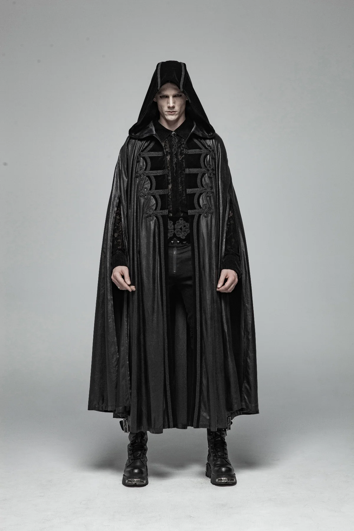 Vampire High Regent Hooded Cloak - Image 2