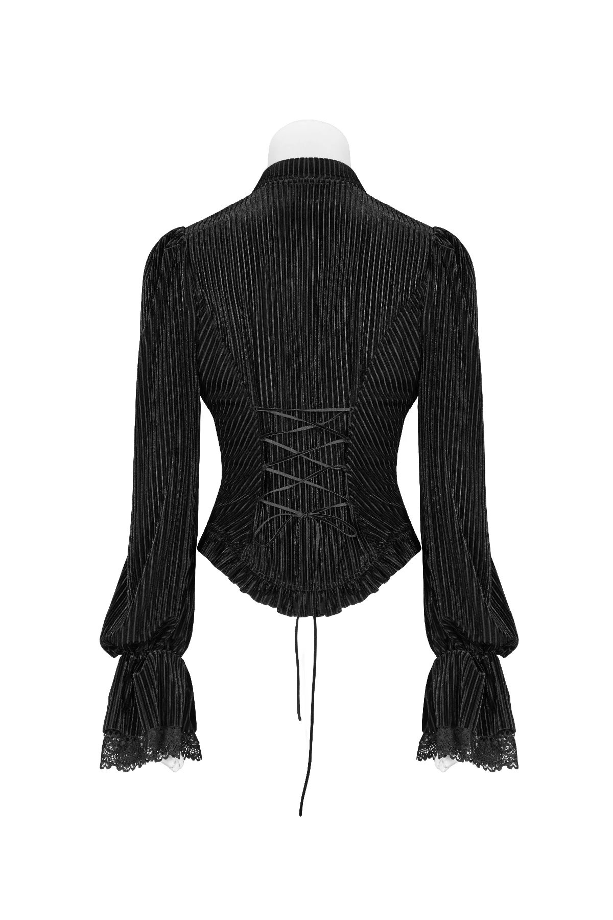 Baroness Valvelace Black Stripe Blouse - Image 5