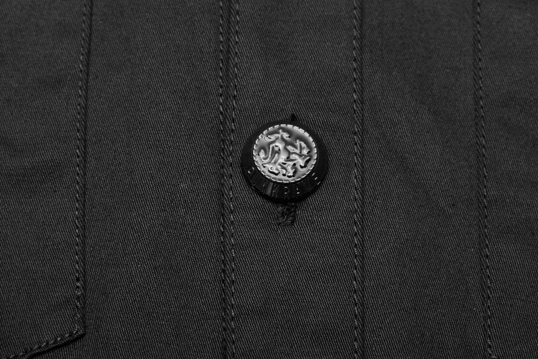 Classic Gothic Black Shirt - Image 6