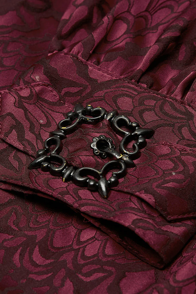 Red Jacquard Shirt - Image 7