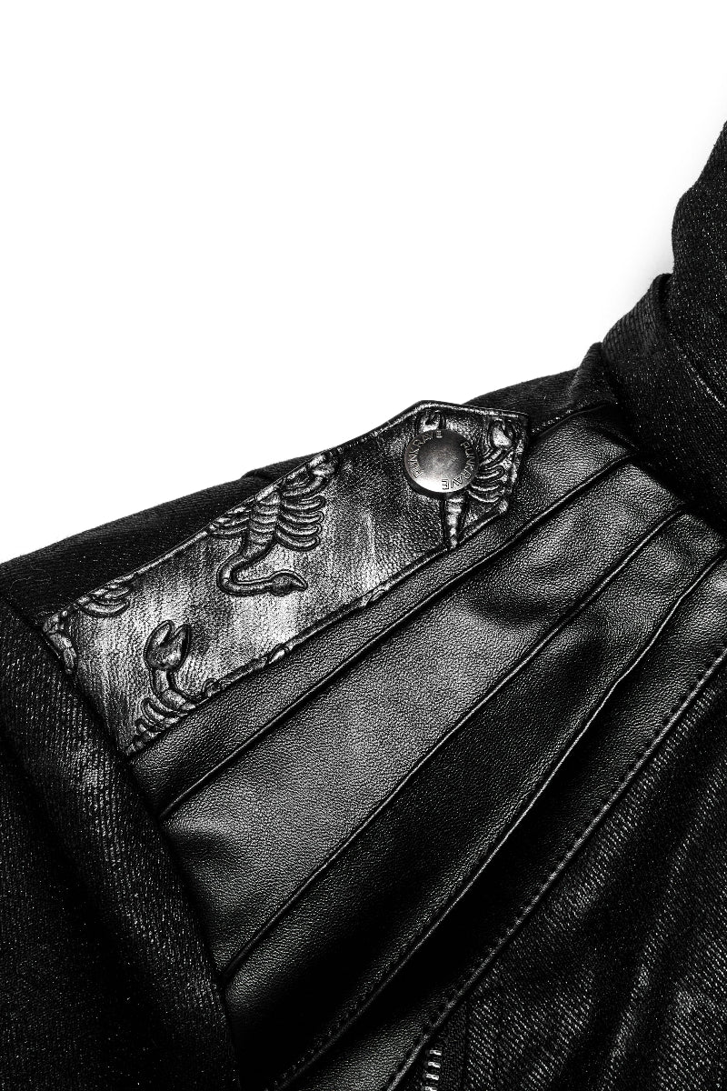 Brother of Shadows – Assassin’s High Collar Coat - Image 8