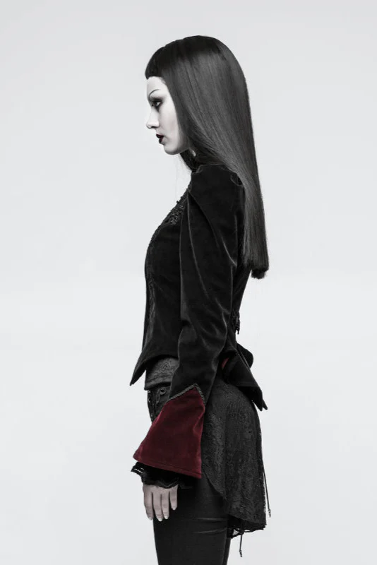 Royal Steampunk Queen Scissor-Tail Jacket - Image 3