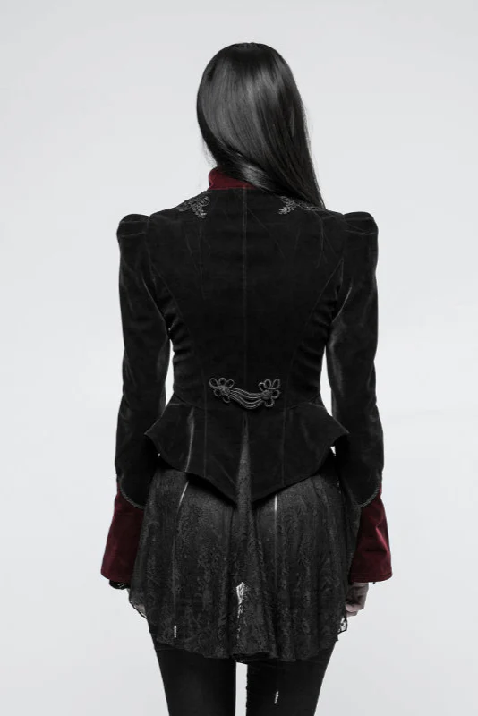 Royal Steampunk Queen Scissor-Tail Jacket - Image 4